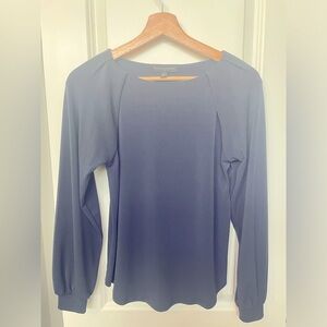 Navy long sleeve blouse